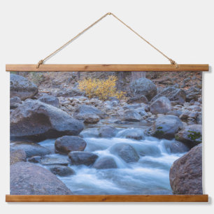 Der Fluss Rocky River Wandteppich Mit Holzrahmen