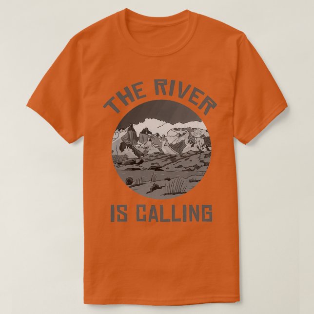 Der Fluss ruft T-Shirt (Design vorne)