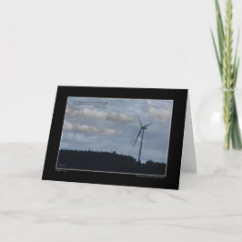 Der Flüstern der Windgrüßkarte Karte