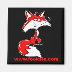 Der Fooksie Maskottchenmagnet Magnet