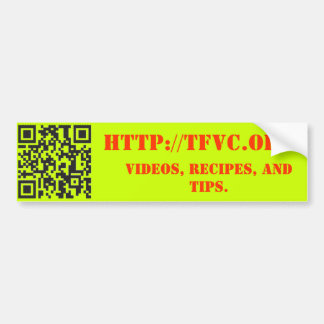 Der fördernde Aufkleber des fetten veganen Koch Autoaufkleber