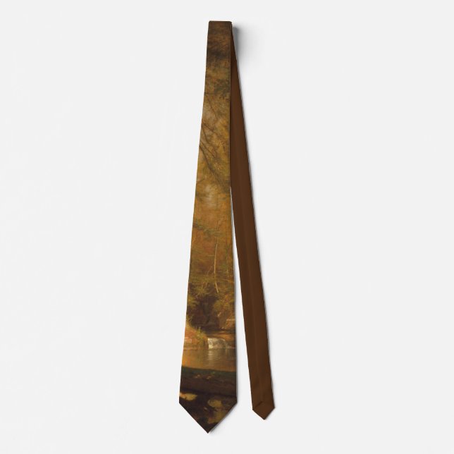 Der Forellenpool (1870) Artwork - Neck Tie Krawatte (Vorderseite)
