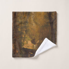 Der Forellenpool (1870) - Kunstwerk - Waschtuch Waschlappen