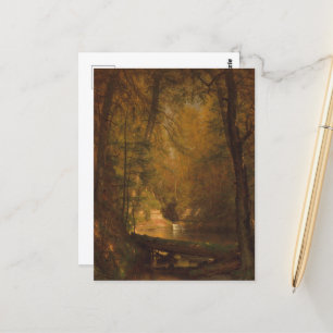 Der Forellenpool (1870) - Worthington Whittredge Postkarte