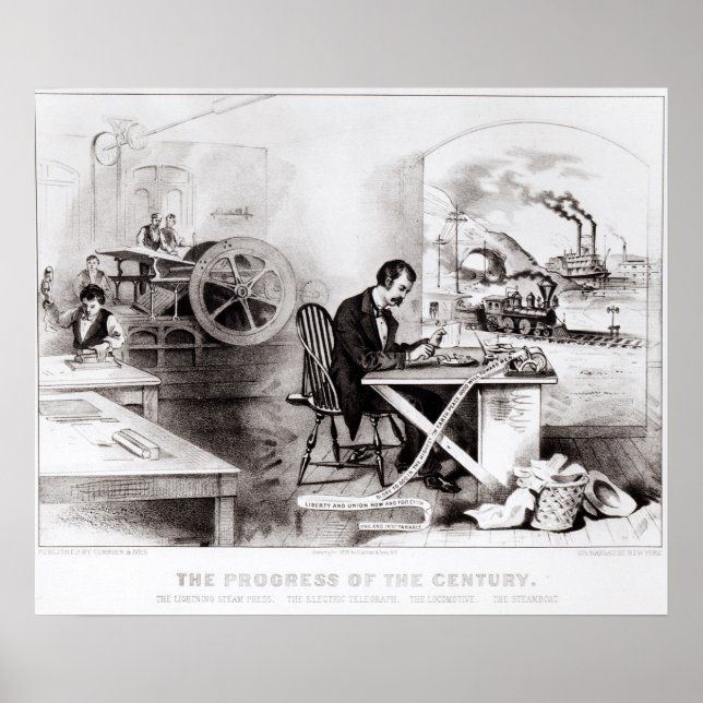 Der Fortschritt des Jahrhunderts Poster (Vorne)