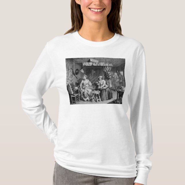 Der Fortschritt eines Harlots T-Shirt (Vorderseite)