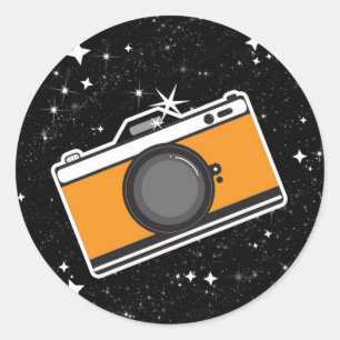 Der Fotograf Mystisches Tarot-Fotografie  Runder Aufkleber