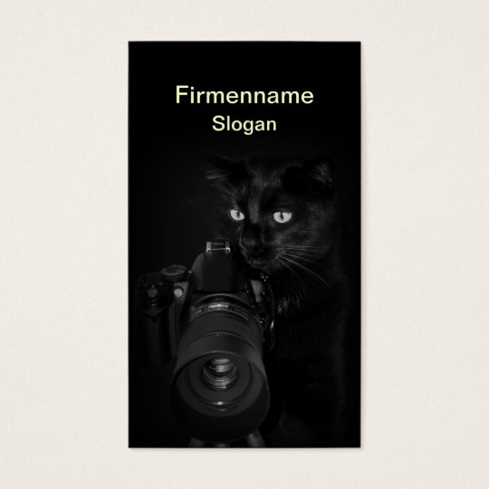 Der Fotograf - Visitenkartenvorlage Visitenkarte