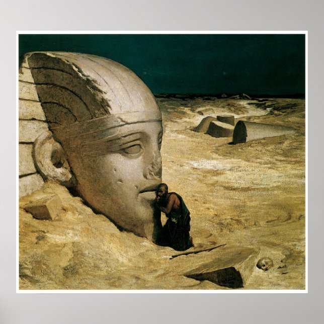Der Fragesteller der Sphinx Poster (Vorne)