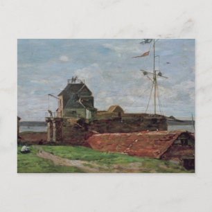 Der Francois-Ier-Turm in le Havre, 1852 Postkarte