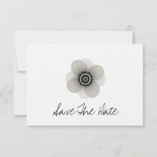 Der französische Anemone Wedding rettet das Datum Save The Date