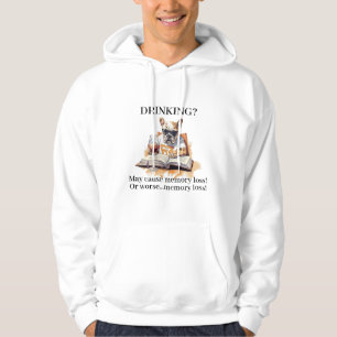 Der französische Bulldogge Lese Drink kann Gedächt Hoodie