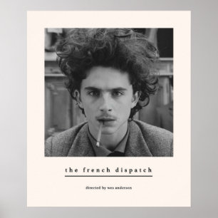 Der französische Dispatch Wes Anderson Timothee Ch Poster