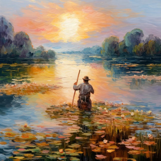 Der französische Impressionismus Leinwanddruck (Monet's Palette: Nature's Symphony in Color)