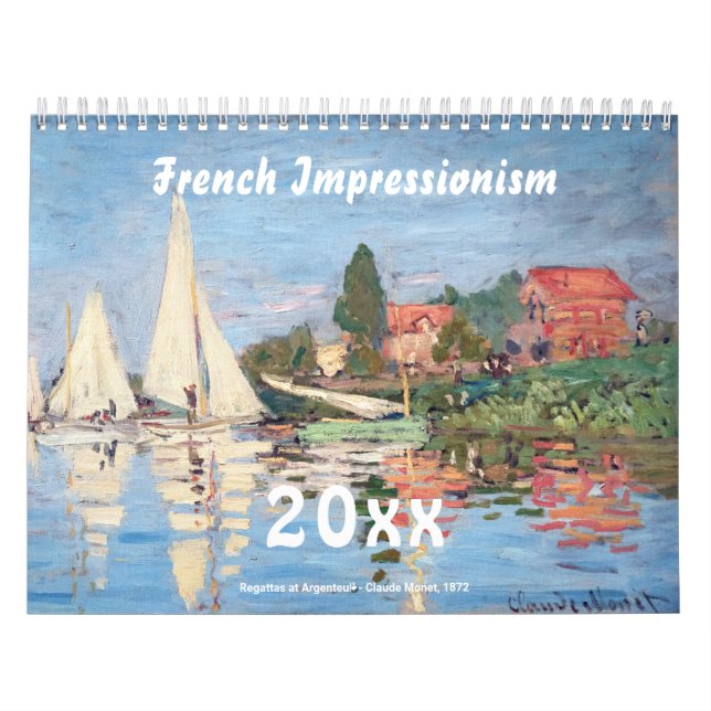 Der französische Impressionismus und Postimpressio Kalender (Titelbild)