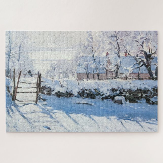 Der französische Impressionist Claude Monet Paint Puzzle (Horizontal)