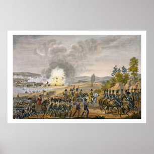 Der französische Rückzug nach dem Kampf von Poster