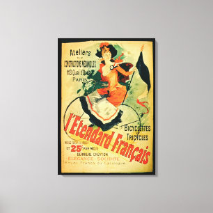 "Der französische Standard", die Plakatwerbung 'a Leinwanddruck