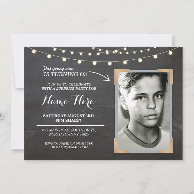 Der Frauen 60. der Einladung (Vorderseite)