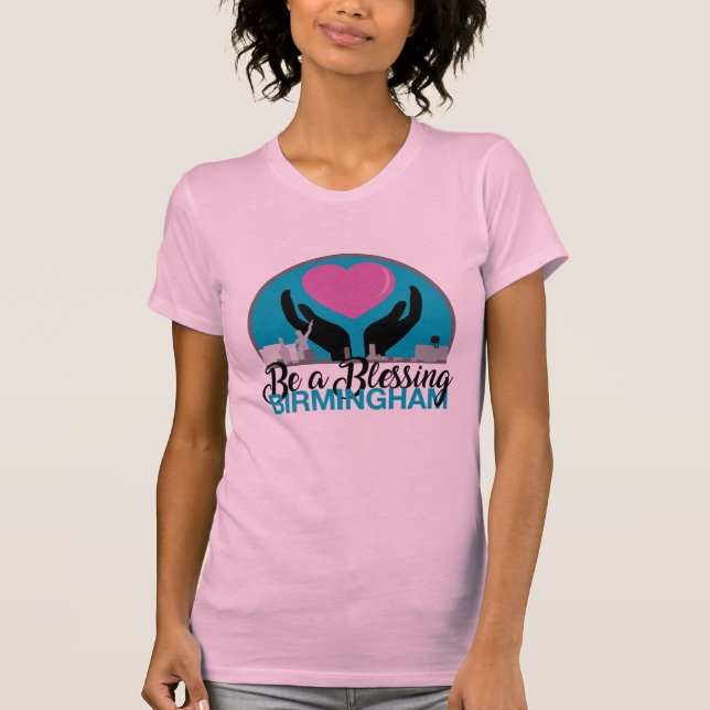 Der Frauen sind ein heller T - Shirt (Vorderseite)