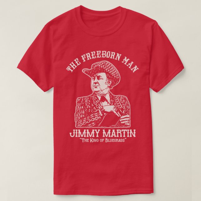Der Freeborn Man Jimmy Martin T-Shirt (Design vorne)