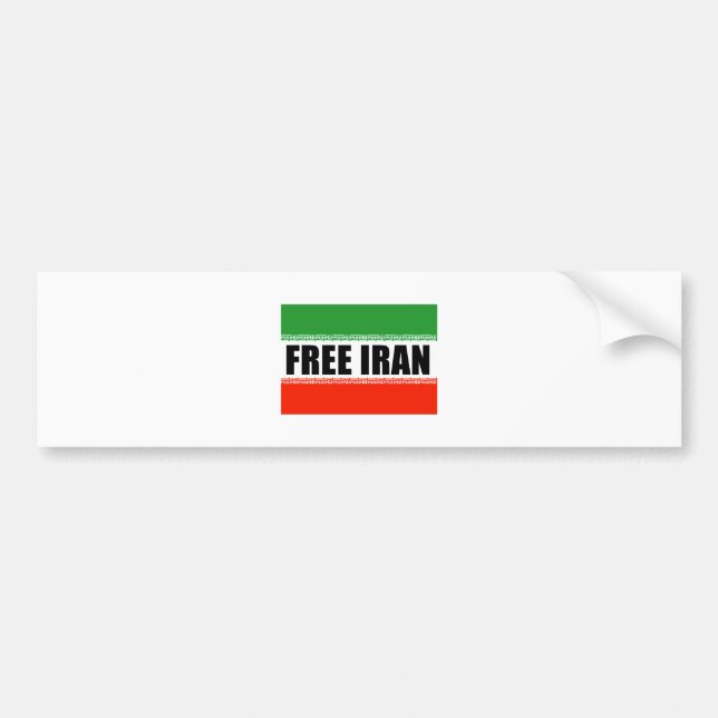 DER FREIE IRAN AUTOAUFKLEBER (Vorne)