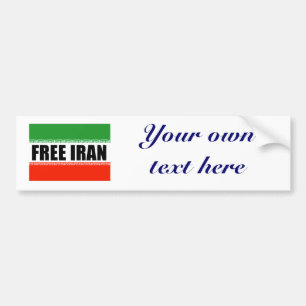 DER FREIE IRAN AUTOAUFKLEBER