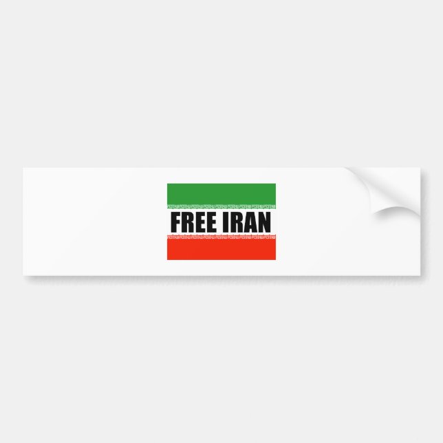 DER FREIE IRAN AUTOAUFKLEBER (Vorne)