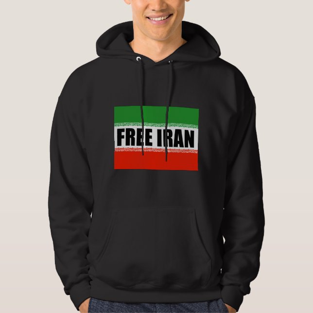 DER FREIE IRAN HOODIE (Vorderseite)