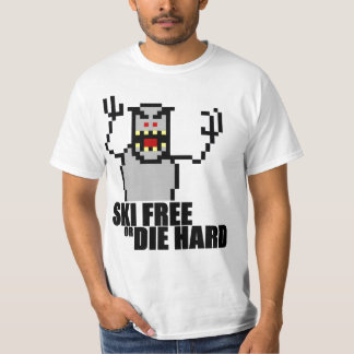 Der freie Ski oder die stark T-Shirt