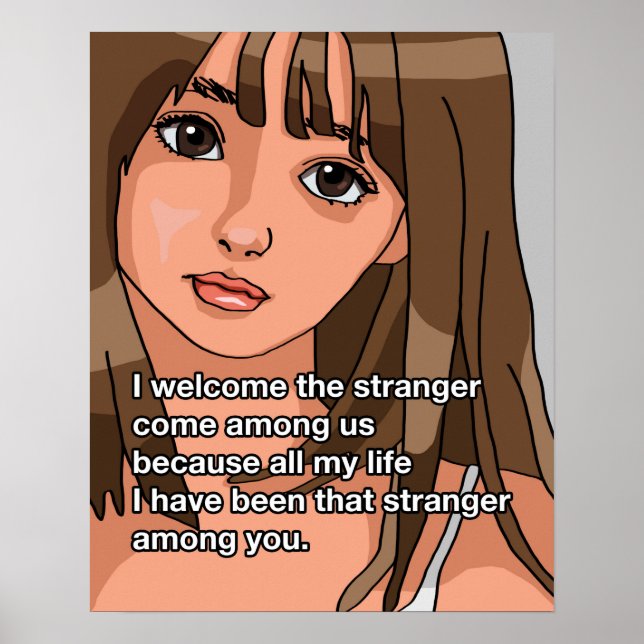 Der Fremde unter Ihnen Poster (Vorne)