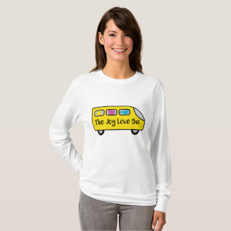 Der Freude-Liebe-Bus-lange Hülsen-T - Shirt
