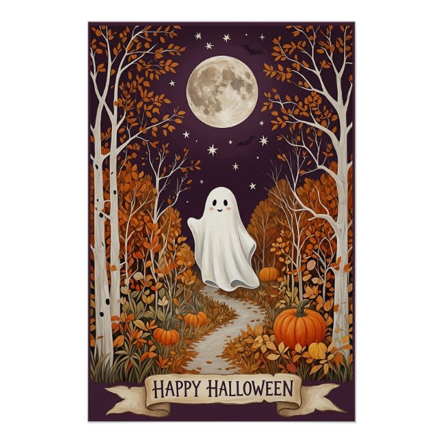 Der freundliche Geist des Herbstes Poster (Vorderseite)