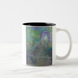 Der freundliche Weg Zweifarbige Tasse