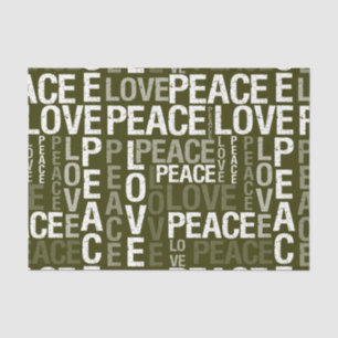 Der Frieden und die Liebe Seidenpapier