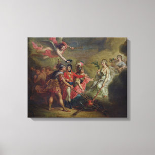 Der Frieden von Amiens, am 25. März 1802 Leinwanddruck