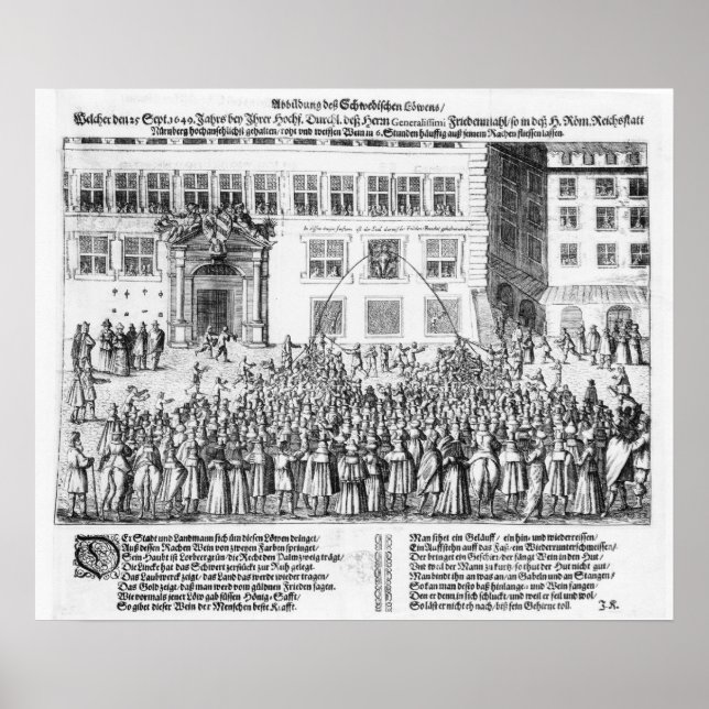 Der Frieden von Nürnberg, 25. September 1649 Poster (Vorne)