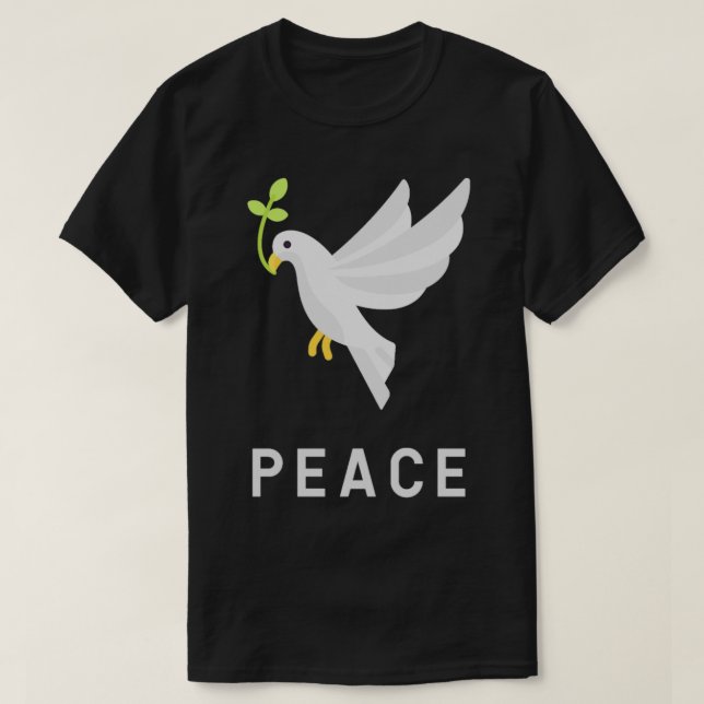 Der Frieden zwischen Bird Bird Lover Fying Freedom T-Shirt (Design vorne)