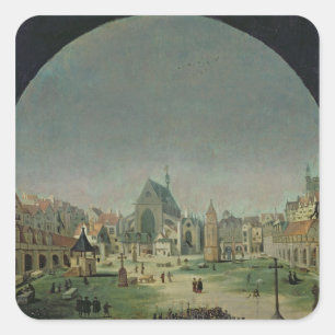 Der Friedhof der Unschuldigen Quadratischer Aufkleber