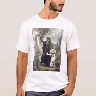 Der Friedhof von Pere Lachaise, gedruckt von T-Shirt