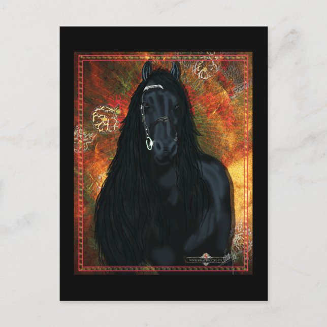 Der Friesian - Postcard Postkarte (Vorderseite)