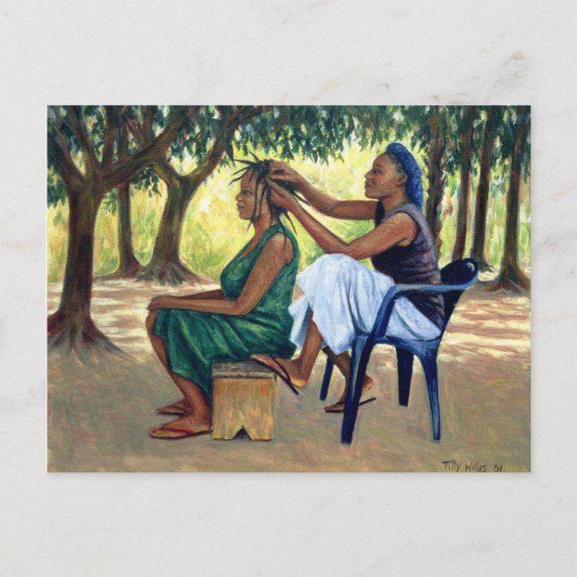 Der Friseur 2001 Postkarte (Vorderseite)