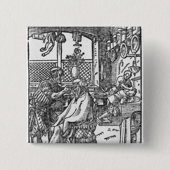 Der Friseur Button (Vorderseite)