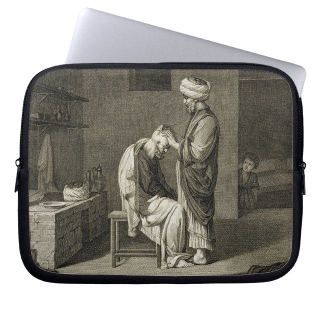 Der Friseur, den Künsten von des Volumen-II und Laptopschutzhülle (Vorderseite)