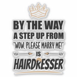 Der Friseur ist das Ultimate in Appeal. Geschenk Aufkleber