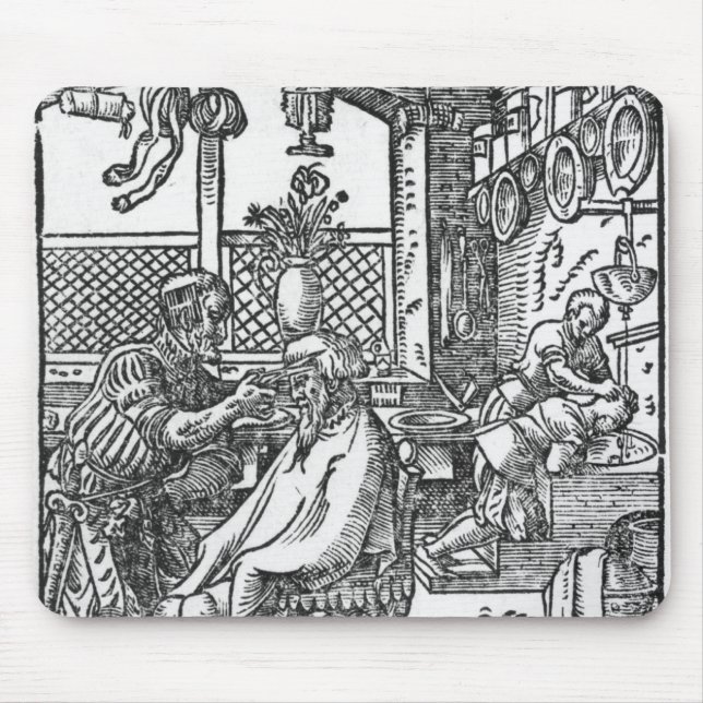 Der Friseur Mousepad (Vorne)