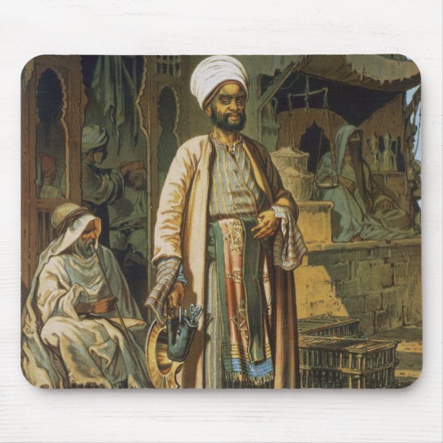 Der Friseur, "von der Andenken von Kairo", 1862 Mousepad (Vorne)
