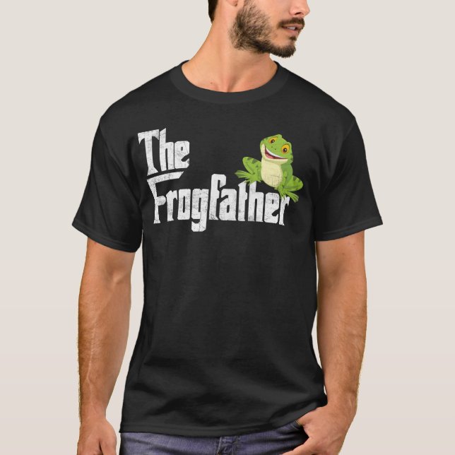 Der Frogvater Vater Funny Frog Catcher T-Shirt (Vorderseite)
