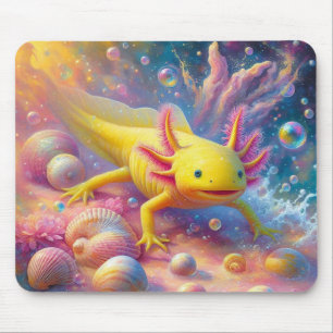 Der Fröhliche Axolotl Mousepad