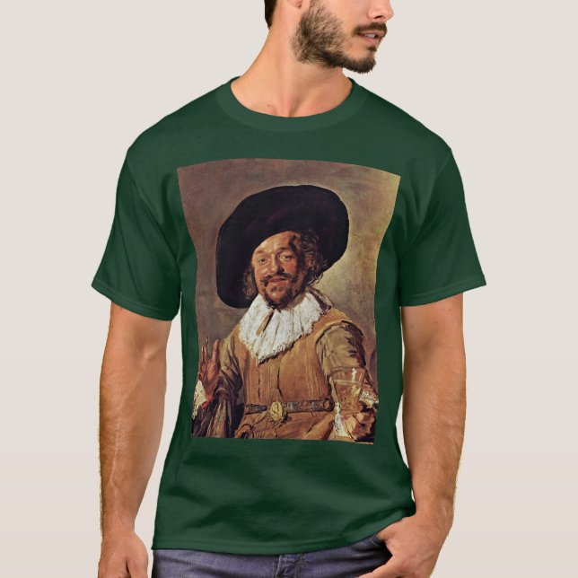 Der fröhliche Trinker. Durch Frans Hals T-Shirt (Vorderseite)